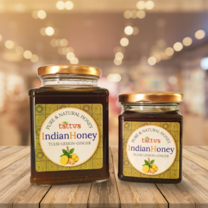 IndianHoney Tulsi-Lemon-Ginger honey