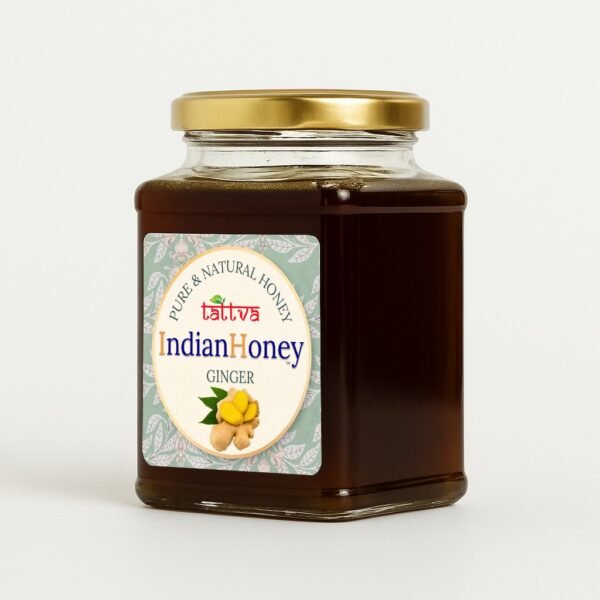 IndianHoney Ginger honey side profile