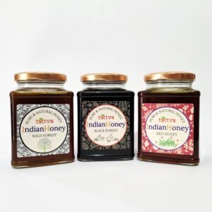 Red honey, Wild Forest Honey & Black Forest Honey Triple Combo Pack (500g*3)