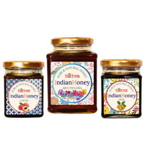 Himalayan Multiflora Honey, sidr Honey & litchi Honey Triple Combo Pack (500gm + 2x230gm)