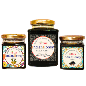 Black Forest Honey, sidr Honey & jamun Honey Triple Combo Pack (500gm + 2x230gm)