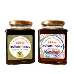 Himalayan Multiflora & Tulsi Lemon Ginger Infused Honey Combo