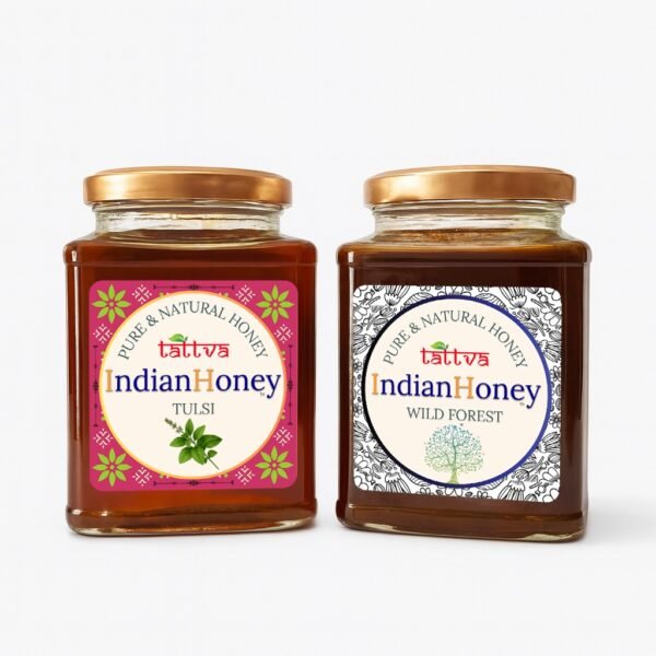 Wild Forest & Tulsi Honey Combo | Indian Honey Wild Forest & Tulsi Honey Combo