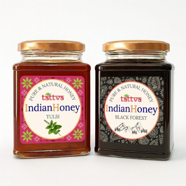Black Forest with Tulsi Honey Combo | Indian Honey Black Forest with Tulsi Honey Combo