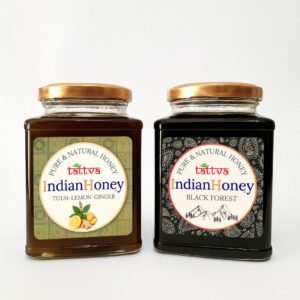 Black Forest with Tulsi Lemon Ginger Infused Honey Combo
