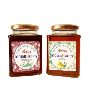 Red Honey with Rajasthan Acacia Honey Combo