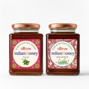 Red Honey with Tulsi Honey Combo