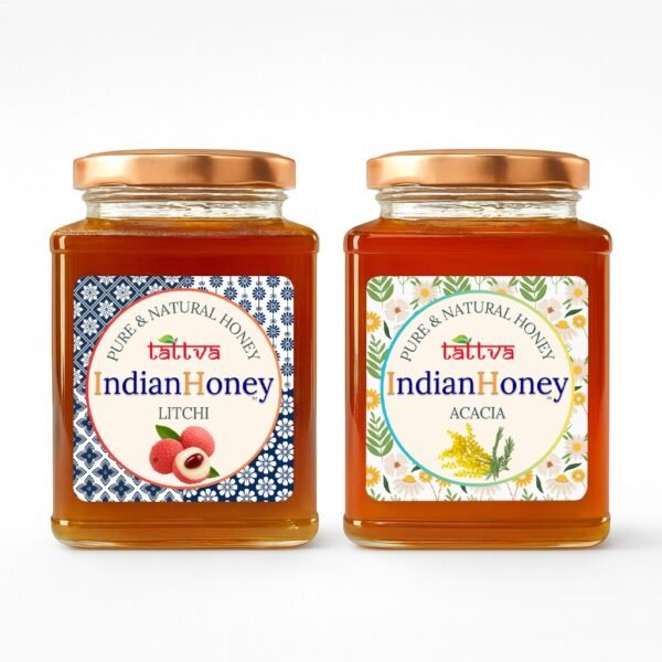Rajasthan Acacia & Litchi Honey Combo | Indian Honey Rajasthan Acacia & Litchi Honey Combo