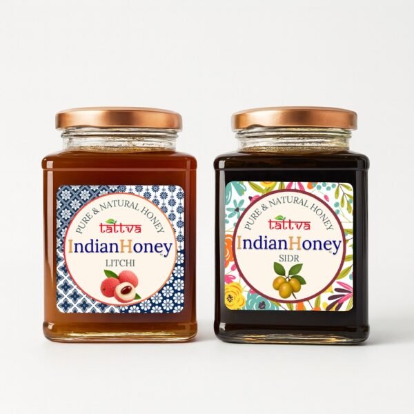 Sidr & Litchi Honey Combo | Indian Honey Sidr & Litchi Honey Combo