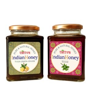Tulsi with Tulsi Lemon Ginger Infused Honey Combo