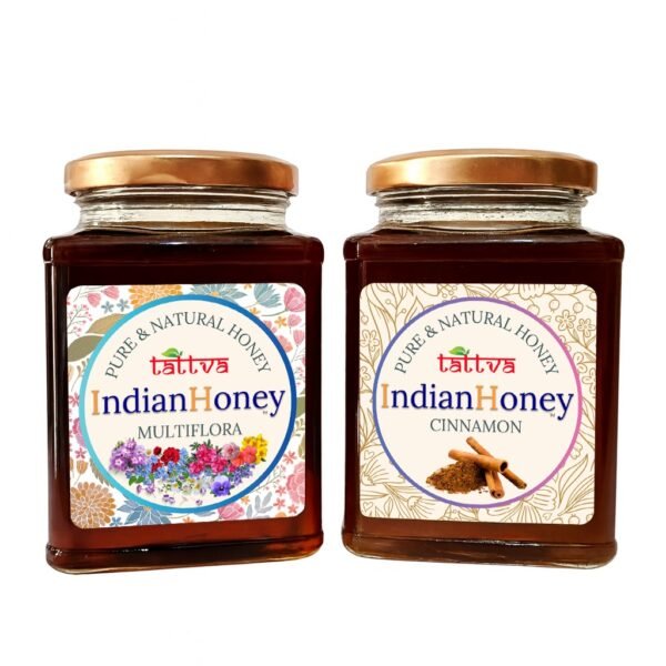 Himalayan Multiflora & Cinnamon Honey Combo | Indian Honey Himalayan Multiflora & Cinnamon Honey Combo