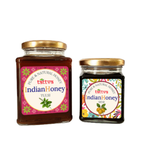 Raw Honey Sidr Honey & Ayurvedic Tulsi Natural Honey Combo 500g & 230g
