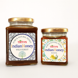 Wild Forest Honey & Rajasthan Acacia Honey Combo 500g & 230g