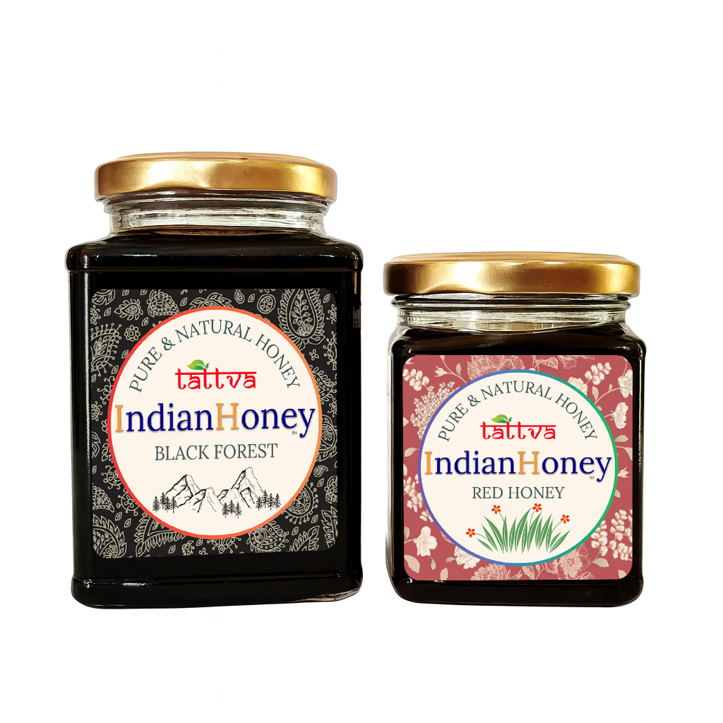 Black Forest Honey & Red Honey Combo 500g & 230g