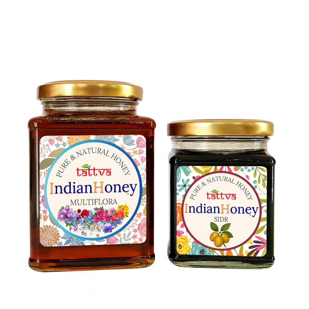 Himalayan Multiflora & Raw Honey Sidr Honey Combo 500g & 230g