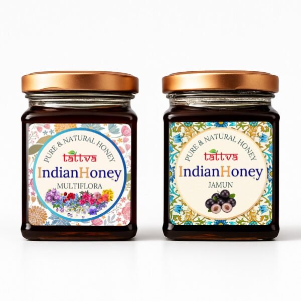Himalayan Multiflora & Raw Honey Jamun Honey Combo 2x230g
