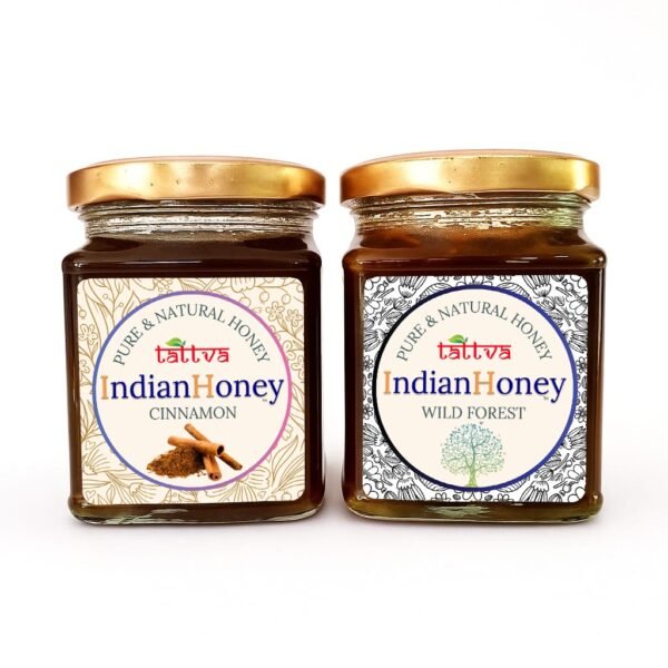 Wild Forest Honey & Warming Cinnamon Infused Honey Combo 2x230g