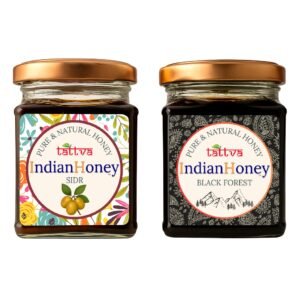 Black Forest Honey & Raw Honey Sidr Honey Combo 2x230g