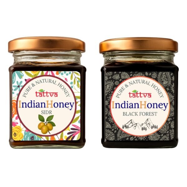 Black Forest Honey & Raw Honey Sidr Honey Combo 2x230g