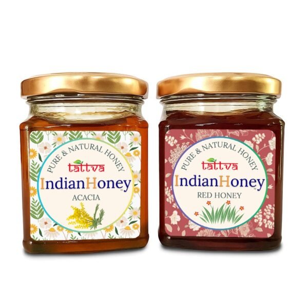 Red Honey & Rajasthan Acacia Honey Combo 2x230g
