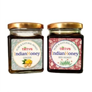 Red Honey & Warming Ginger Infused Honey Combo 2x230g