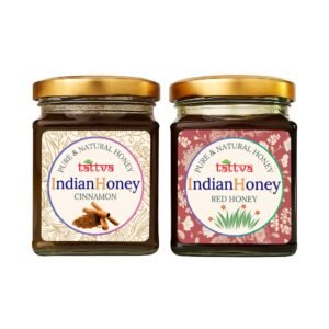 Red Honey & Warming Cinnamon Infused Honey Combo 2x230g