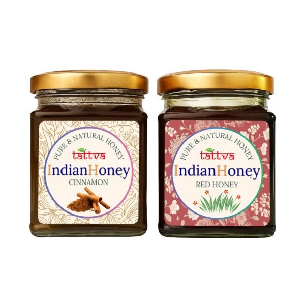 Red Honey & Warming Cinnamon Infused Honey Combo 2x230g