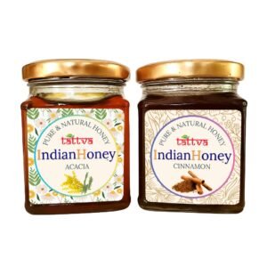 Rajasthan Acacia Honey & Warming Cinnamon Infused Honey Combo 2x230g