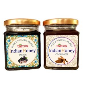 Raw Honey Jamun Honey & Warming Cinnamon Infused Honey Combo 2x230g
