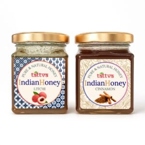 Natural Litchi Honey & Warming Cinnamon Infused Honey Combo 2x230g