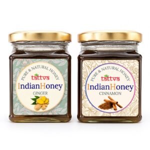 Warming Ginger Infused Honey & Warming Cinnamon Infused Honey Combo 2x230g