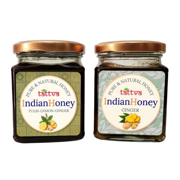 Warming Ginger Infused Honey & Warming Ginger Infused Honey Combo 2x230g | Indian Honey Warming Ginger Infused Honey & Warming Ginger Infused Honey Combo 2x230g